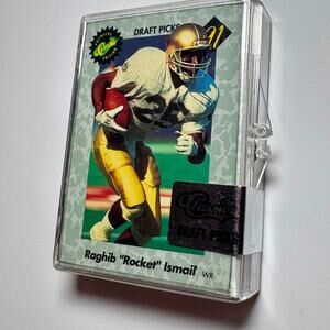 Vintage 1991 Classic Limited Edition Draft Picks football 50 trading card set